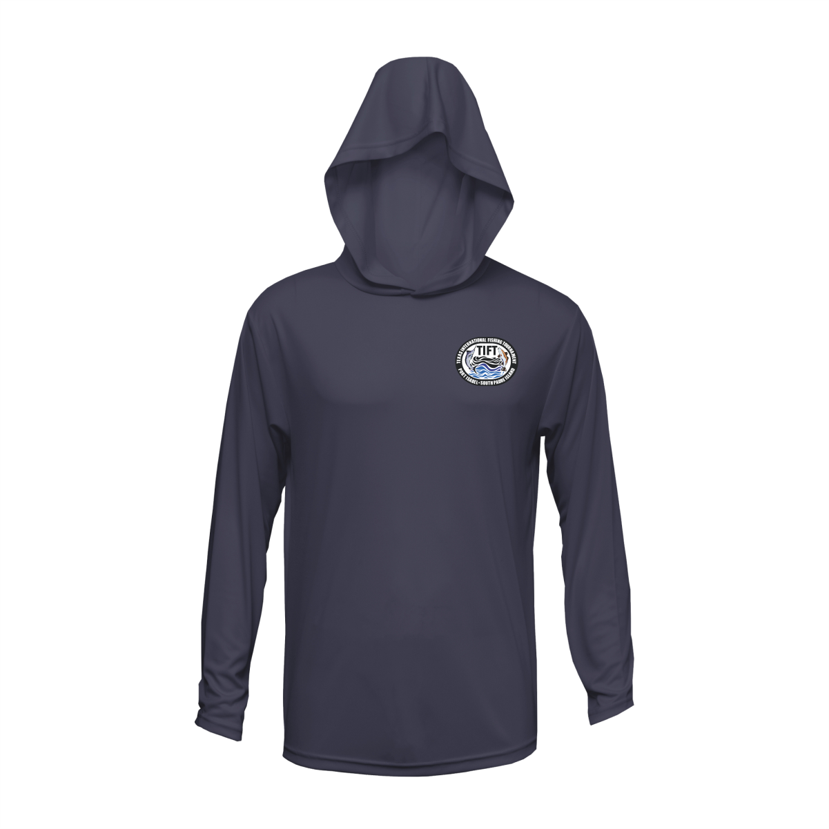 Youth Navy Hooded Dri-fit 2026 Long Sleeve T-Shirt