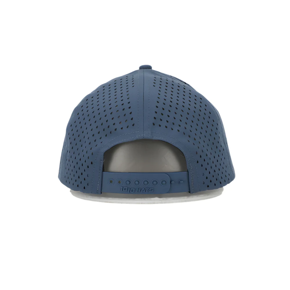 Youth Size Blue 5 Panel Dry-fit Hat- TIFT Block
