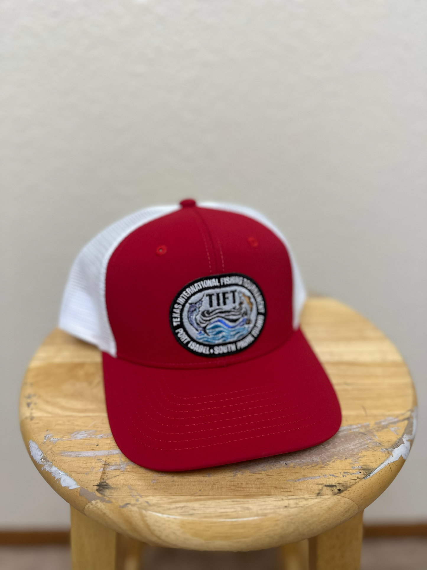 Red / White Structured - TIFT Logo Patch