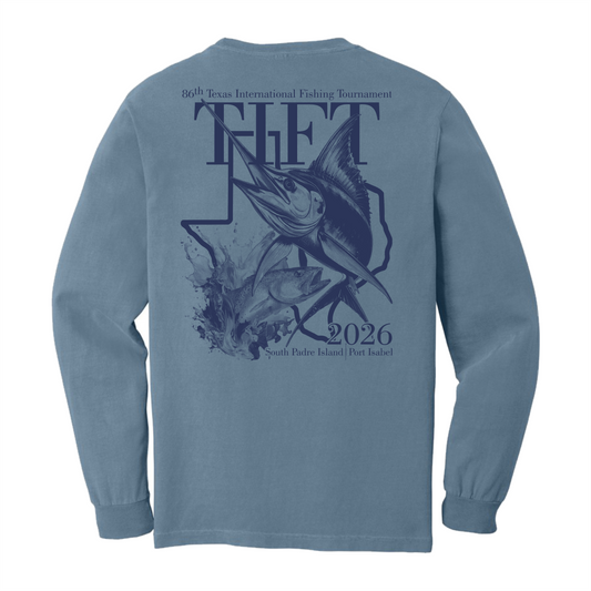 Comfort Colors Long Sleeve 2026 T-Shirt (Blue Jean)