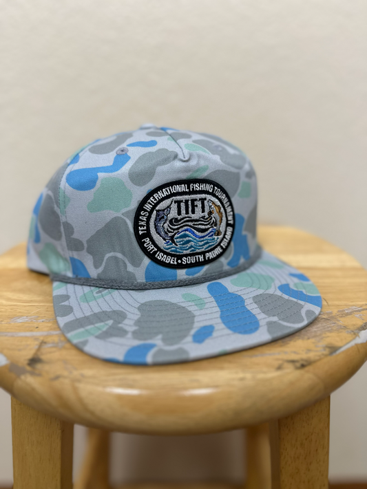 Saltwater Duck Camo / Charcoal Rope - TIFT Logo Patch
