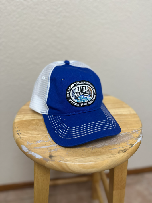 Royal / White Mesh- TIFT Logo Patch