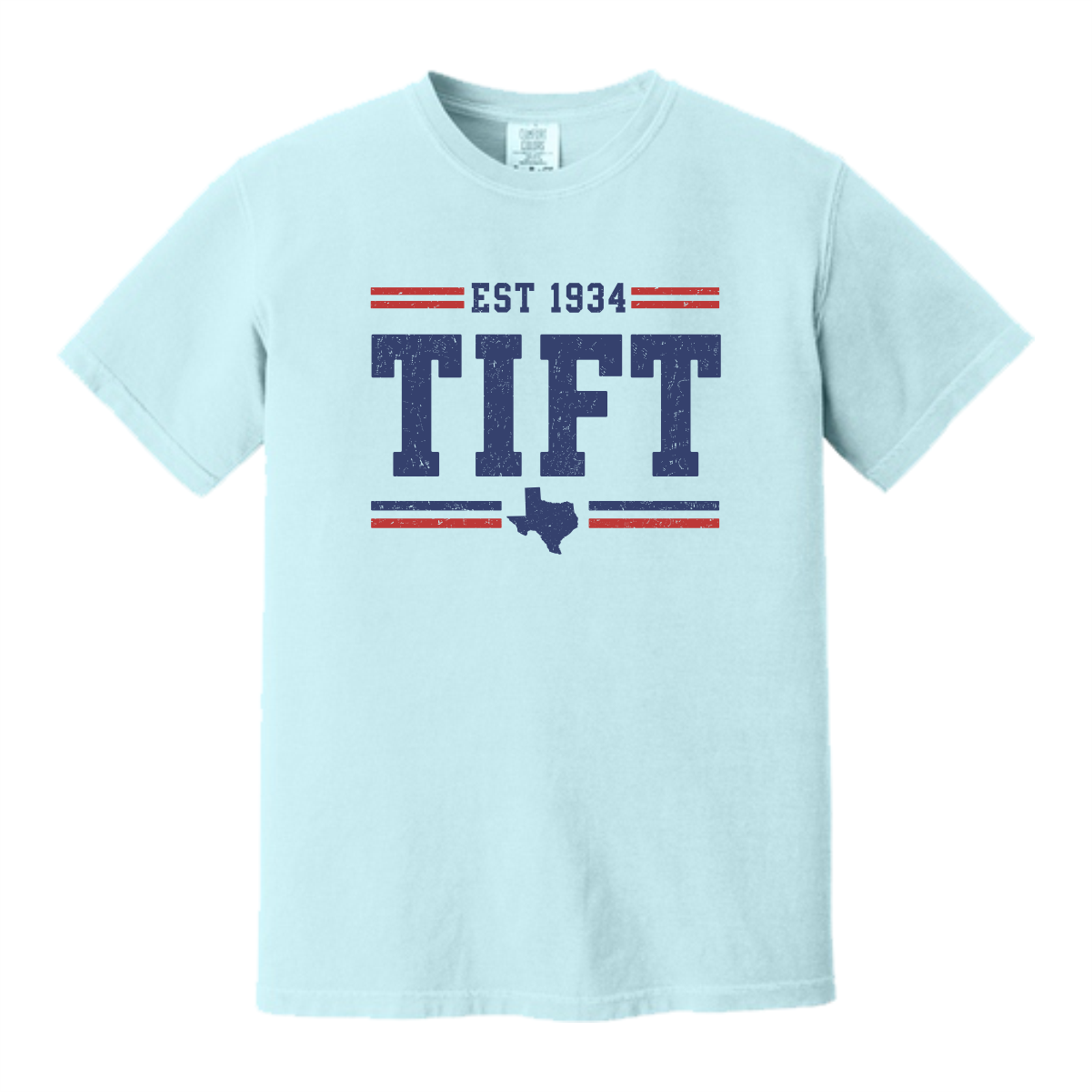 Comfort Colors Short Sleeve Patriotic T-Shirt (Chambray)
