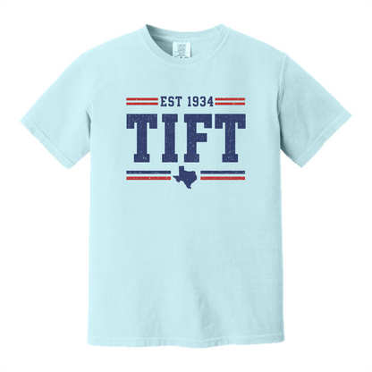 Comfort Colors Short Sleeve Patriotic T-Shirt (Chambray)