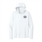 White Hooded Sport-Tek Long Sleeve T-Shirt
