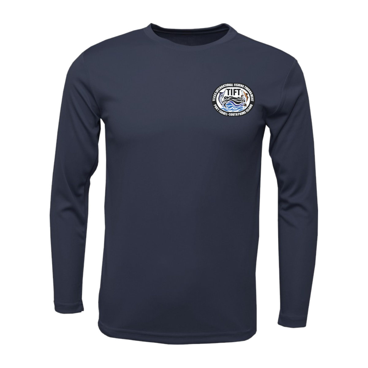 Navy Dri-fit Long Sleeve T-Shirt