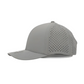 Grey 6 Panel Dry-fit Hat- TIFT Logo Patch