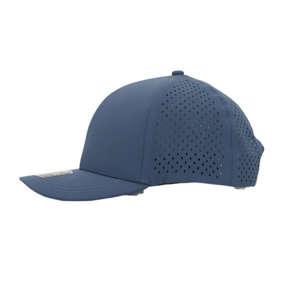 Youth Size Blue 5 Panel Dry-fit Hat- TIFT Block