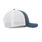 Blue/White 6 Panel Dry-fit Hat- TIFT BLOCK