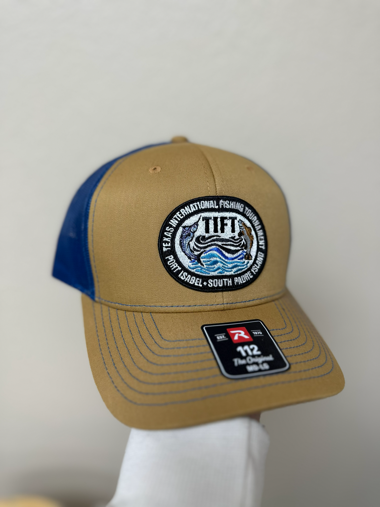 Biscuit / True Blue Mesh - TIFT Logo Patch