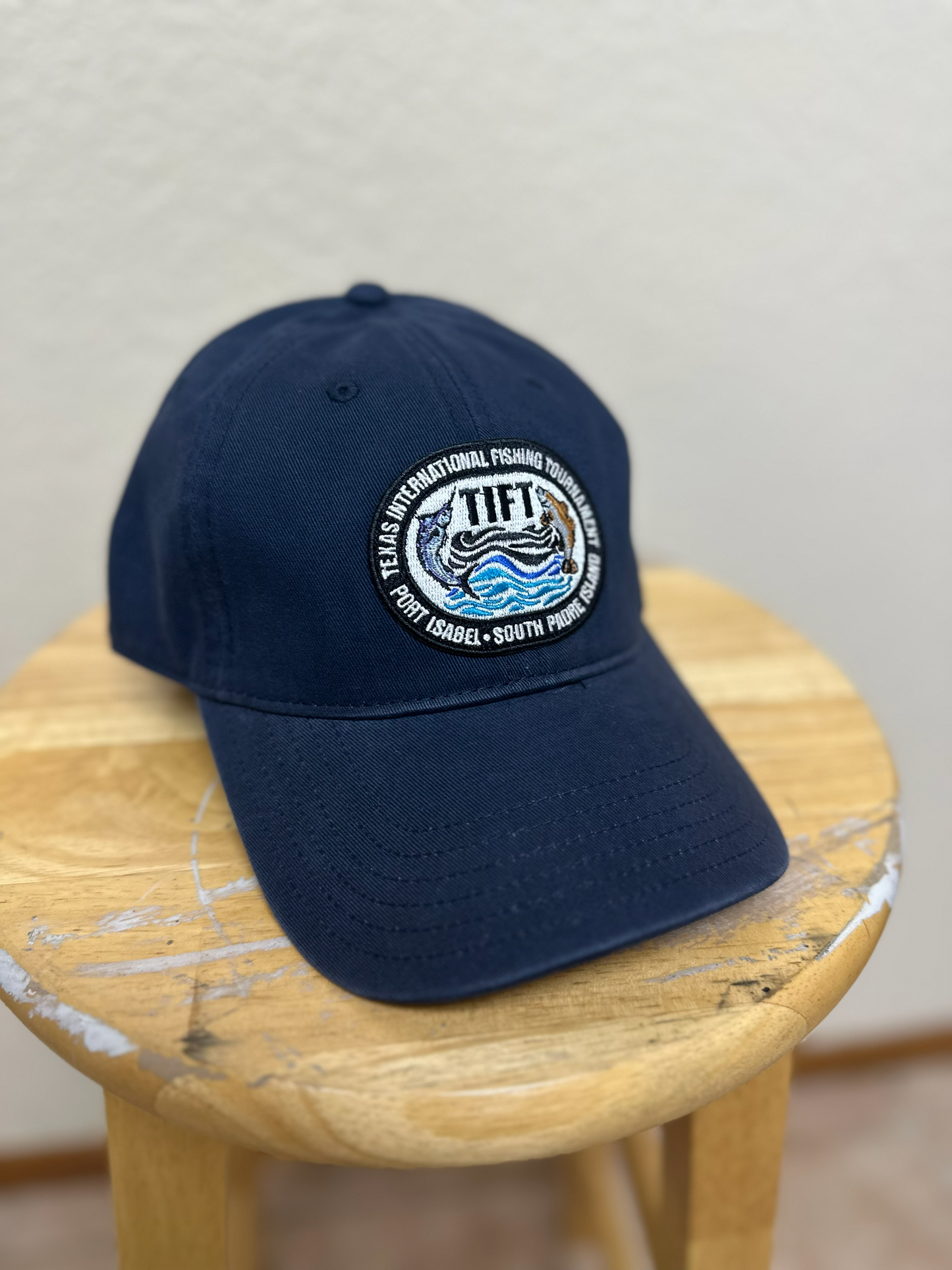 Navy Cotton Twill Cap - TIFT Logo Patch