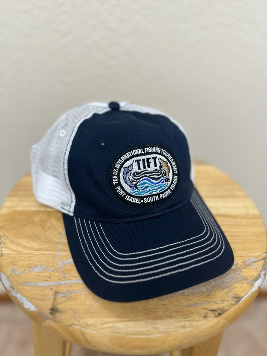 Navy / White Mesh- TIFT Logo Patch
