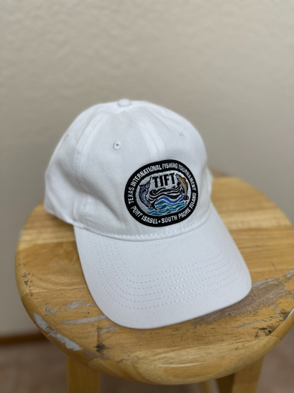 White Cap- TIFT Logo Patch