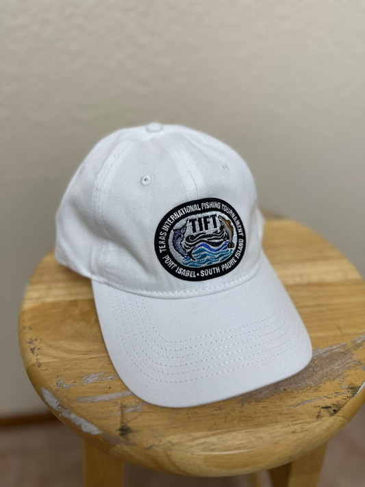 White Cap- TIFT Logo Patch